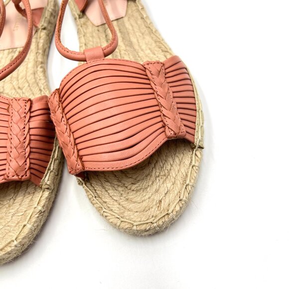 Avec Les Filles Womens Size 8M Pink Flats Espadrilles Sandals Shoes - Picture 5 of 12